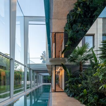 HiFinity Aluminium Sliding & Folding Doors - Villa JCV located in Bucharest, Romania