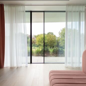 HiFinity Aluminium Sliding & Folding Doors, MasterLine 8 HI Aluminium Windows and CW 50 Attic Window Aluminium Façades - Private Residence Chernivtsi located in Chernivtsi, Ukraine