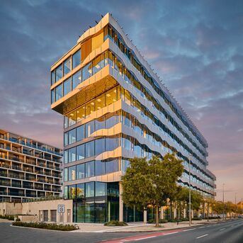 MasterLine 8-HI Aluminium Doors - Rohan City located in Prague, Czech Republic