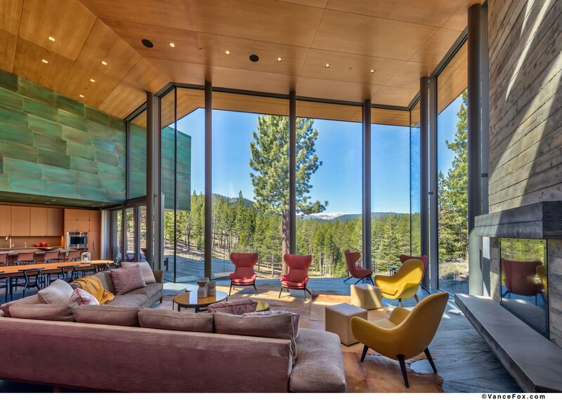 SlimLine 38 Aluminium Windows, SlimLine 38 Aluminium Doors, ConceptWall 50 Aluminium Façades and Mosquito Complementary Systems - Martis Camp located in Truckee, CA, United States of America