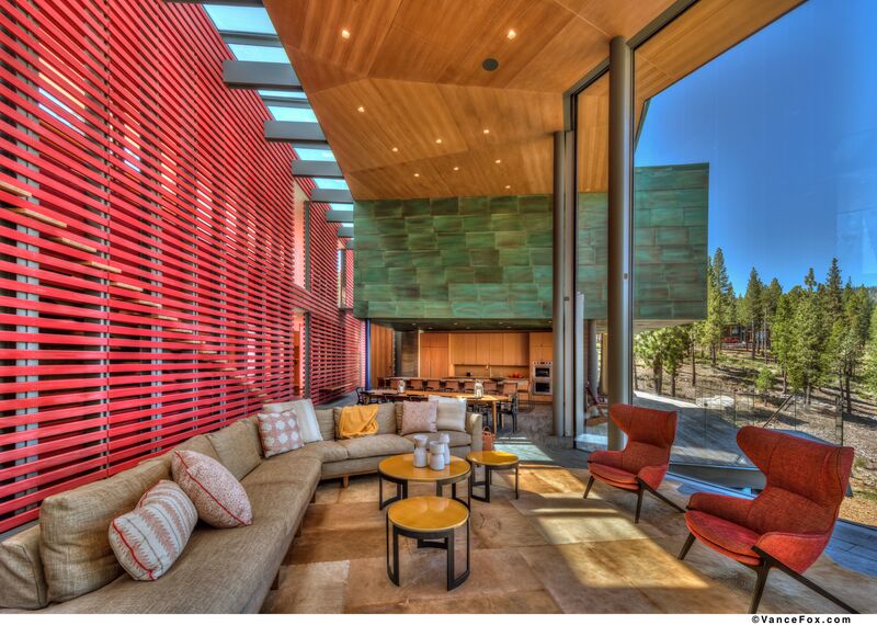 SlimLine 38 Aluminium Windows, SlimLine 38 Aluminium Doors, ConceptWall 50 Aluminium Façades and Mosquito Complementary Systems - Martis Camp located in Truckee, CA, United States of America