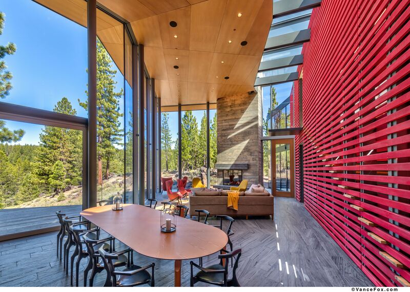 SlimLine 38 Aluminium Windows, SlimLine 38 Aluminium Doors, ConceptWall 50 Aluminium Façades and Mosquito Complementary Systems - Martis Camp located in Truckee, CA, United States of America