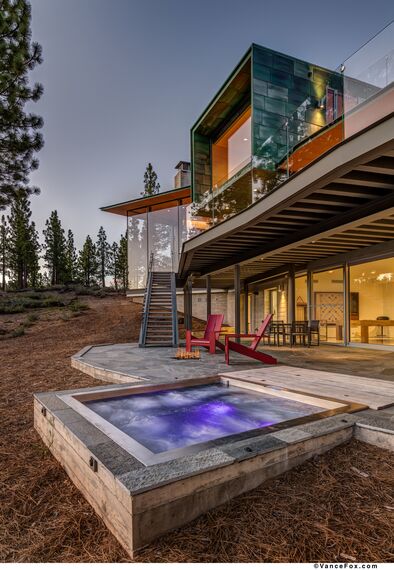 SlimLine 38 Aluminium Windows, SlimLine 38 Aluminium Doors, ConceptWall 50 Aluminium Façades and Mosquito Complementary Systems - Martis Camp located in Truckee, CA, United States of America