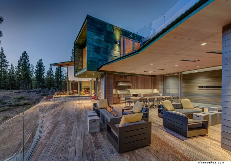 SlimLine 38 Aluminium Windows, SlimLine 38 Aluminium Doors, ConceptWall 50 Aluminium Façades and Mosquito Complementary Systems - Martis Camp located in Truckee, CA, United States of America