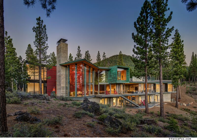 SlimLine 38 Aluminium Windows, SlimLine 38 Aluminium Doors, ConceptWall 50 Aluminium Façades and Mosquito Complementary Systems - Martis Camp located in Truckee, CA, United States of America
