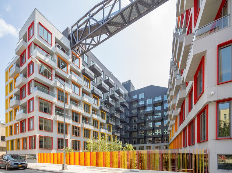 SlimLine 38 Aluminium Windows and SlimLine 38 Aluminium Doors - Apartmentcomplex The Rheingold located in New York City, United States of America