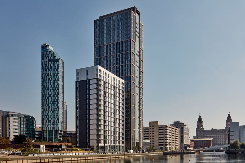 CW 65-EF Aluminium Façades and ConceptSystem 77 Aluminium Windows - The Lexington located in Liverpool, United Kingdom