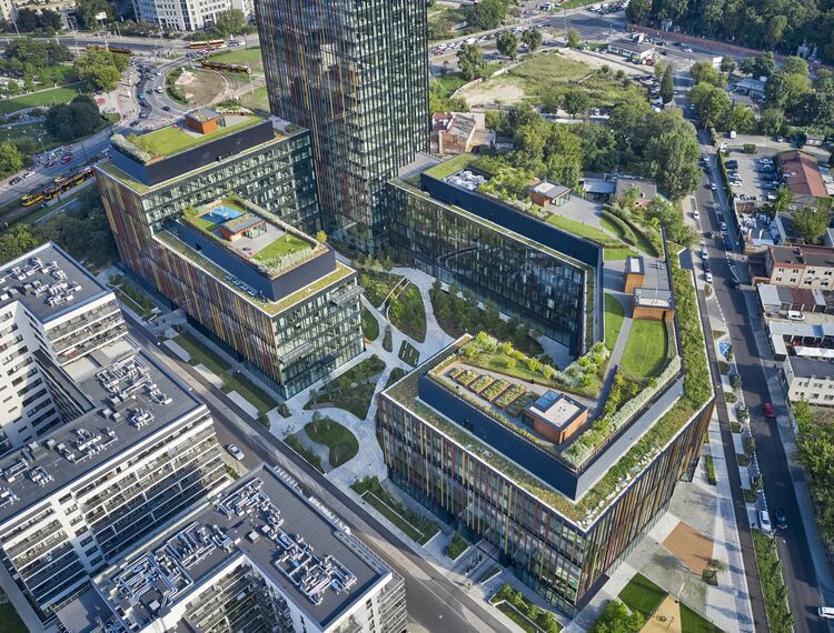 ConceptWall 50 Aluminium Façades, MasterLine 8 Aluminium Windows, MasterLine 8 Aluminium Doors, CW 50-HI Aluminium Façades and CW 50-SC Aluminium Façades - Forest located in Warsaw, Poland