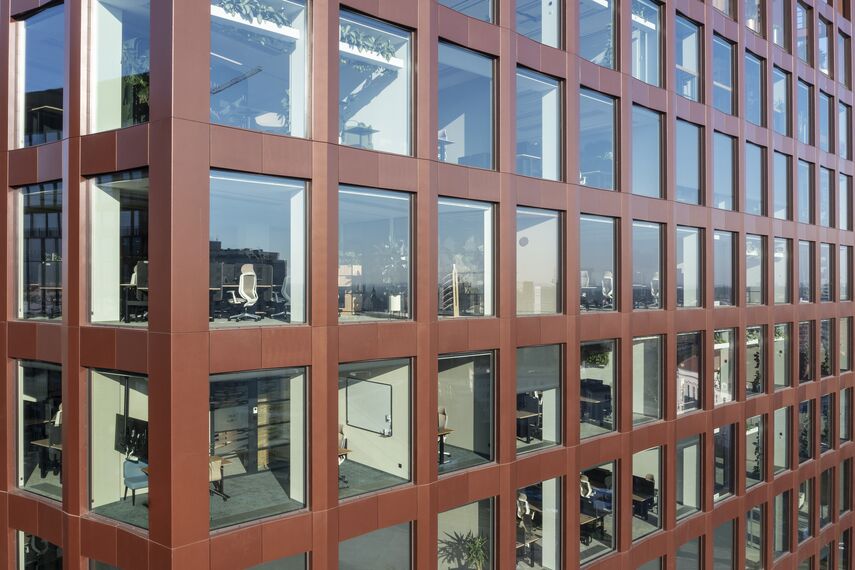 MasterLine 8 Aluminium Windows - Building E, Nowy Rynek located in Poznań, Poland