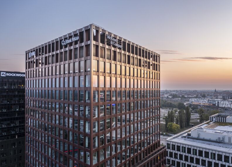 MasterLine 8 Aluminium Windows - Building E, Nowy Rynek located in Poznań, Poland