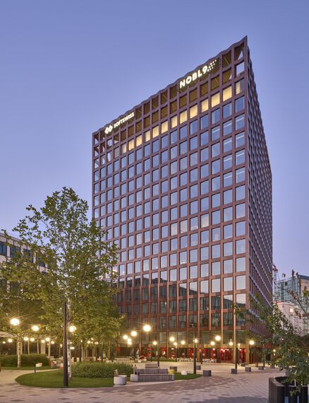 MasterLine 8 Aluminium Windows - Building E, Nowy Rynek located in Poznań, Poland
