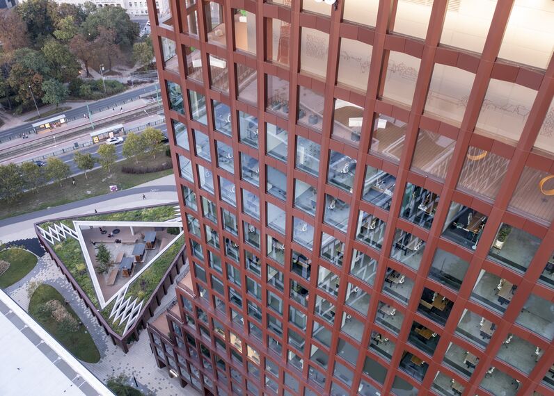 MasterLine 8 Aluminium Windows - Building E, Nowy Rynek located in Poznań, Poland