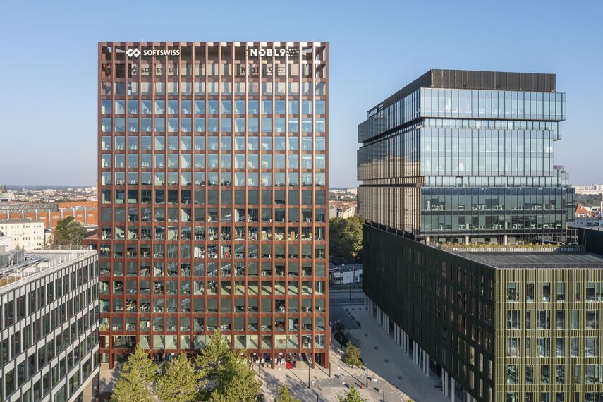 MasterLine 8 Aluminium Windows - Building E, Nowy Rynek located in Poznań, Poland