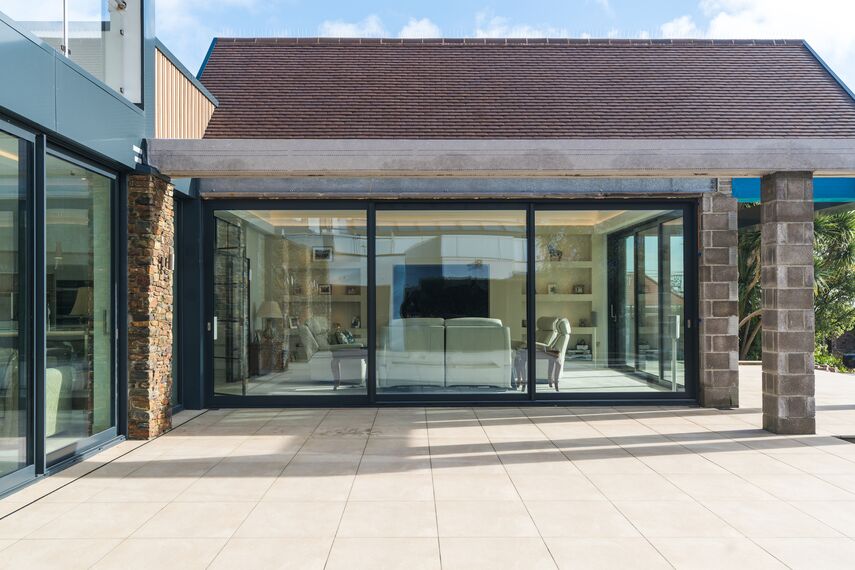SlimLine 68 Aluminium Windows, ConceptPatio 130 Aluminium Sliding & Folding Doors and ConceptSystem 77 Aluminium Doors - Waters Edge located in Exeter, United Kingdom