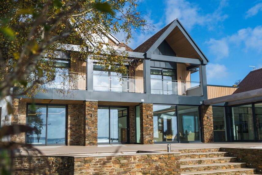 SlimLine 68 Aluminium Windows, ConceptPatio 130 Aluminium Sliding & Folding Doors and ConceptSystem 77 Aluminium Doors - Waters Edge located in Exeter, United Kingdom
