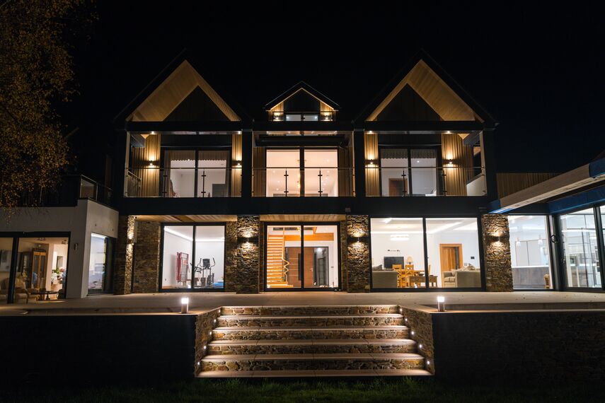 SlimLine 68 Aluminium Windows, ConceptPatio 130 Aluminium Sliding & Folding Doors and ConceptSystem 77 Aluminium Doors - Waters Edge located in Exeter, United Kingdom