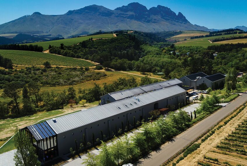 ConceptSystem 68 Aluminium Windows and ConceptFolding 77 Aluminium Sliding & Folding Doors - Recreation/Entertainment centre Quoin Rock Wine Estate located in Stellenbosch, South-Africa