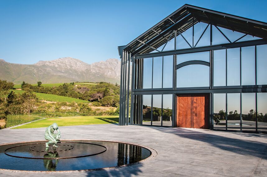 ConceptSystem 68 Aluminium Windows and ConceptFolding 77 Aluminium Sliding & Folding Doors - Recreation/Entertainment centre Quoin Rock Wine Estate located in Stellenbosch, South-Africa