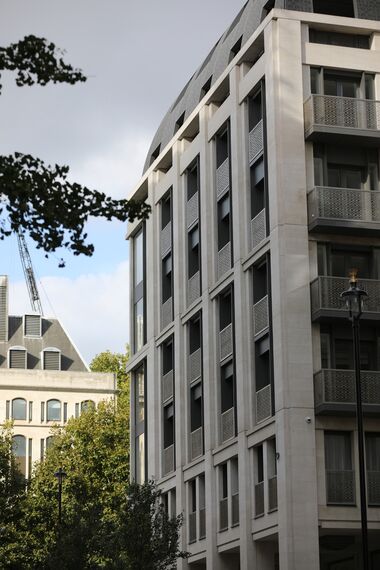 ConceptSystem 77 Aluminium Doors, ConceptPatio 130 Aluminium Sliding & Folding Doors, CS 86-HI (c) Cancelled Systems, CW 86 Standard Aluminium Façades and CW 86-EF Aluminium Façades - 190 Strand located in London, United Kingdom