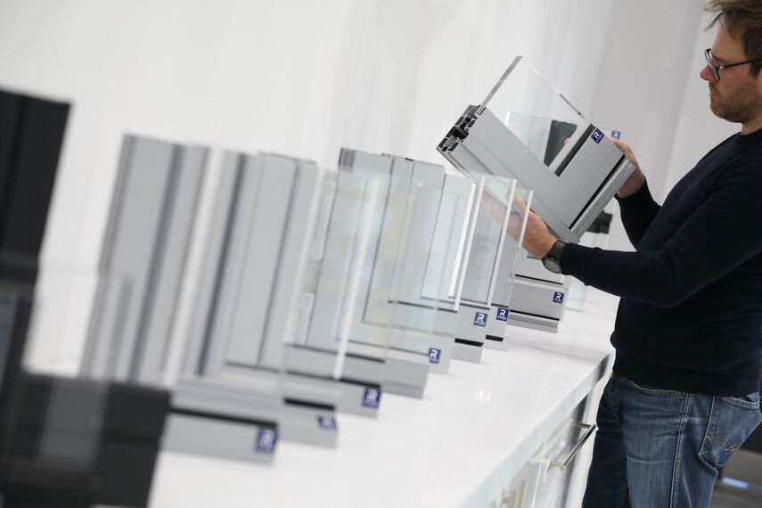 HiFinity Aluminium Sliding & Folding Doors, CW 50-FP Aluminium Façades, CS 77 Fire Proof Aluminium Windows and CW 50-SC Aluminium Façades - Reynaers Knowledge Centre located in Birmingham, United Kingdom
