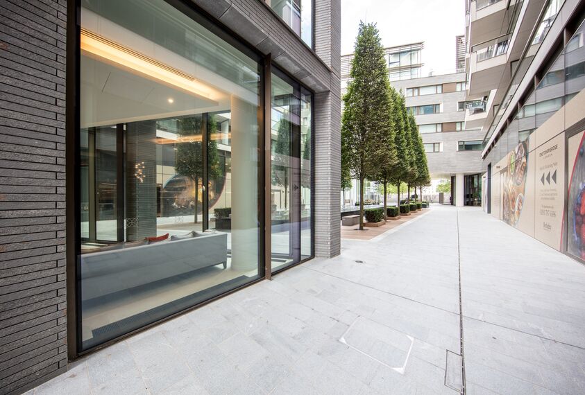 ConceptSystem 68 Aluminium Windows, ConceptWall 60 Aluminium Façades, ConceptPatio 130 Aluminium Sliding & Folding Doors, ConceptSystem 77 Aluminium Windows, ConceptSystem 77 Aluminium Doors and ConceptWall 50 Aluminium Façades - One Tower Bridge located in London, United Kingdom