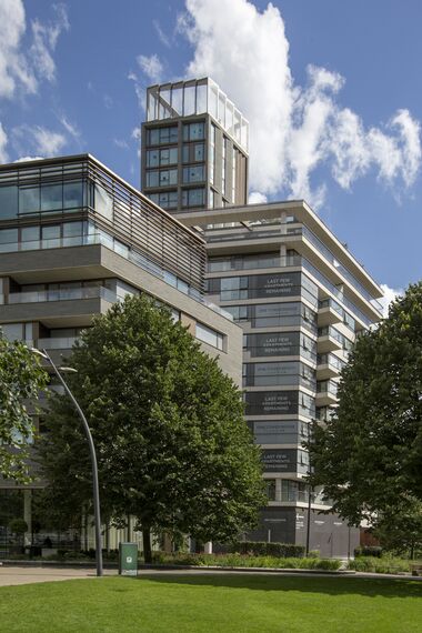 ConceptSystem 68 Aluminium Windows, ConceptWall 60 Aluminium Façades, ConceptPatio 130 Aluminium Sliding & Folding Doors, ConceptSystem 77 Aluminium Windows, ConceptSystem 77 Aluminium Doors and ConceptWall 50 Aluminium Façades - One Tower Bridge located in London, United Kingdom