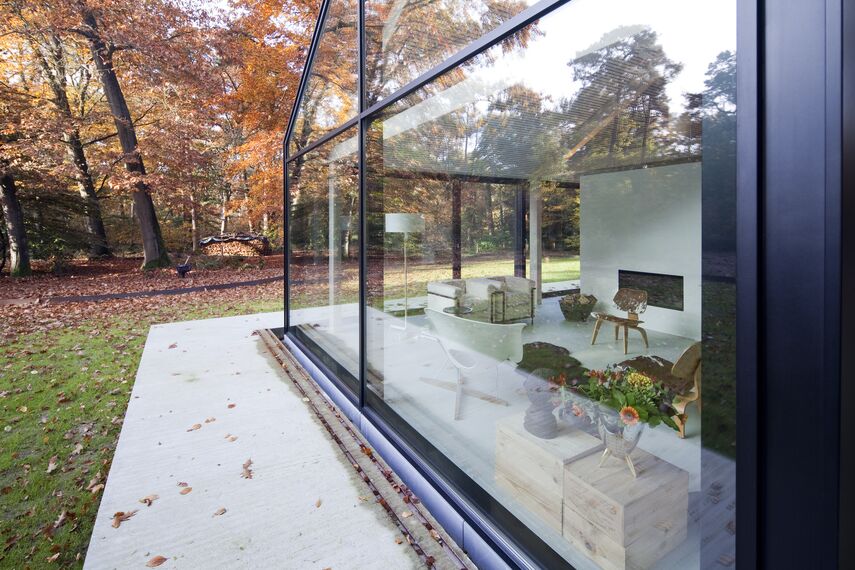 ConceptPatio 130 Aluminium Sliding & Folding Doors, ConceptSystem 77 Aluminium Windows and ConceptWall 50 Aluminium Façades - House The Brouwhuis located in Oisterwijk, The Netherlands