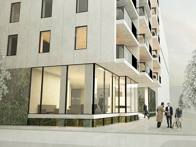 ConceptWall 50 Aluminium Façades, MasterLine 8 Aluminium Windows, ConceptSystem 77 Aluminium Windows and CS 77 Fire Proof Aluminium Windows - Apartmentcomplex Willemstower located in Rotterdam, The Netherlands