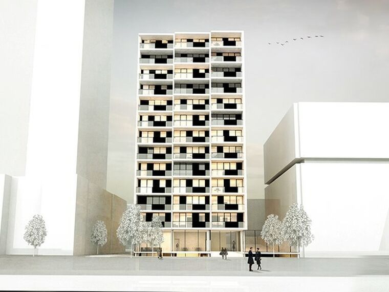 ConceptWall 50 Aluminium Façades, MasterLine 8 Aluminium Windows, ConceptSystem 77 Aluminium Windows and CS 77 Fire Proof Aluminium Windows - Apartmentcomplex Willemstower located in Rotterdam, The Netherlands