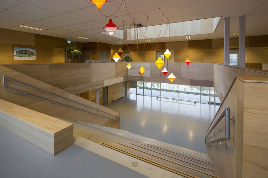 CS 38-SL Cancelled Systems and SlimLine 38 Aluminium Windows - Boarding school Children's Campus Zuidas located in Amsterdam, The Netherlands