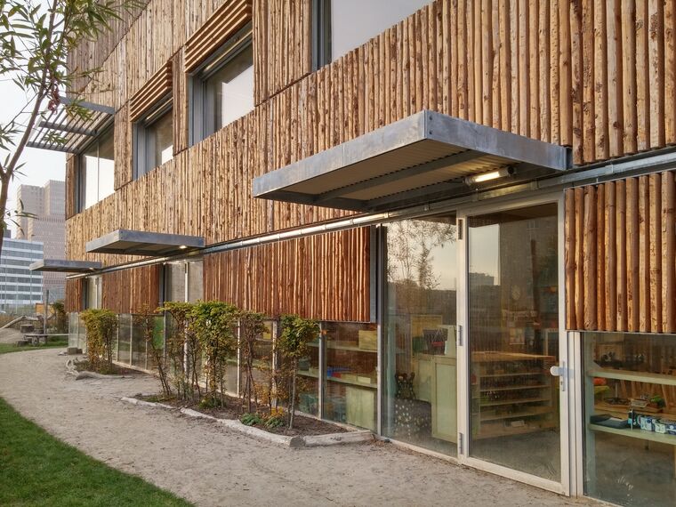 CS 38-SL Cancelled Systems and SlimLine 38 Aluminium Windows - Boarding school Children's Campus Zuidas located in Amsterdam, The Netherlands