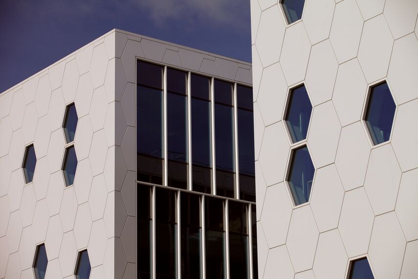 CI 45 Aluminium Windows, ConceptSystem 77 Aluminium Doors, ConceptSystem 77 Aluminium Windows and CW 50-HI Aluminium Façades - College/University National Centre  of Physical and Technological Sciences located in Vilnius, Lithuania