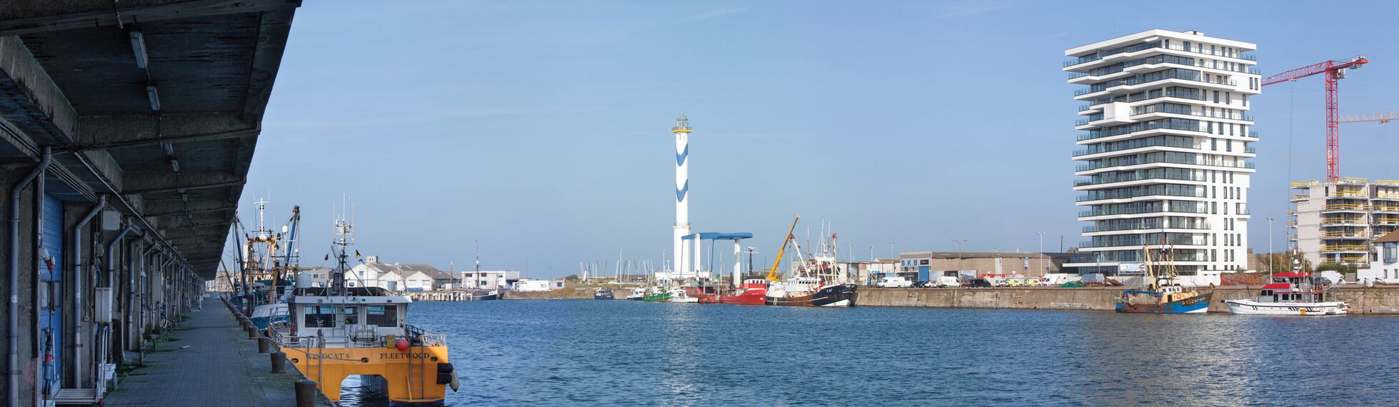 ConceptSystem 77 Aluminium Windows and ConceptWall 50 Aluminium Façades - Baelskaai 12 (Oosteroever) located in Oostende, Belgium