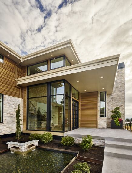 ConceptSystem 68 Aluminium Windows and ConceptWall 50 Aluminium Façades - House Joie de Vivre (Street of Dreams) located in Portland, United States of America