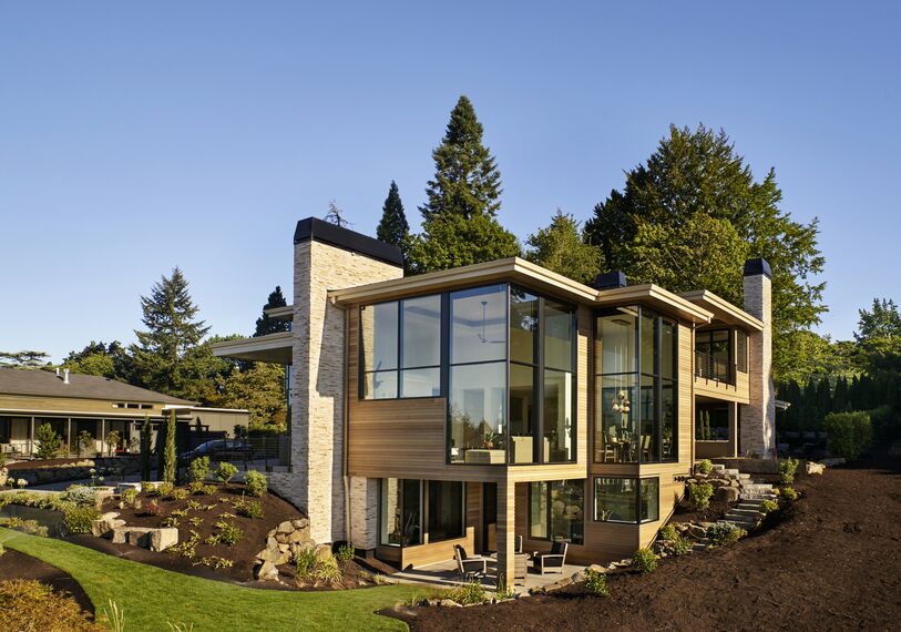 ConceptSystem 68 Aluminium Windows and ConceptWall 50 Aluminium Façades - House Joie de Vivre (Street of Dreams) located in Portland, United States of America