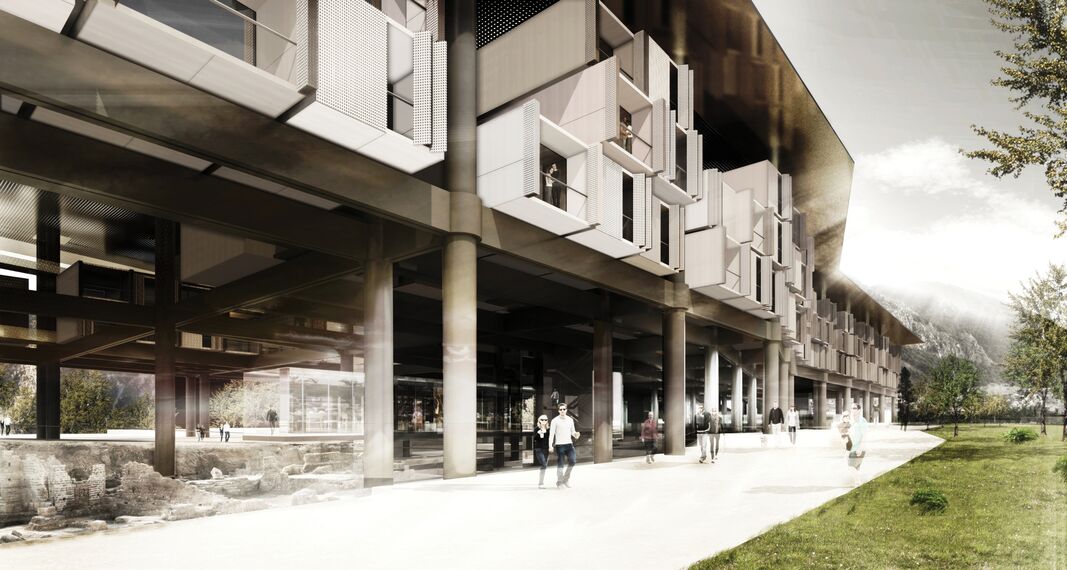 ConceptWall 50 Aluminium Façades and ConceptSystem 68 Aluminium Doors - Museum Antakya Hilton Museum Hotel located in Hatay, Turkey