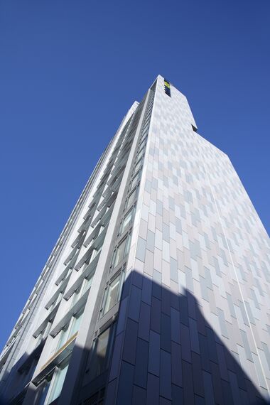 ConceptWall 50 Aluminium Façades, ConceptSystem 68 Aluminium Windows, Vision 50 Aluminium Doors and ConceptWall 60 Aluminium Façades - Student Accomodation located in Manchester, United Kingdom