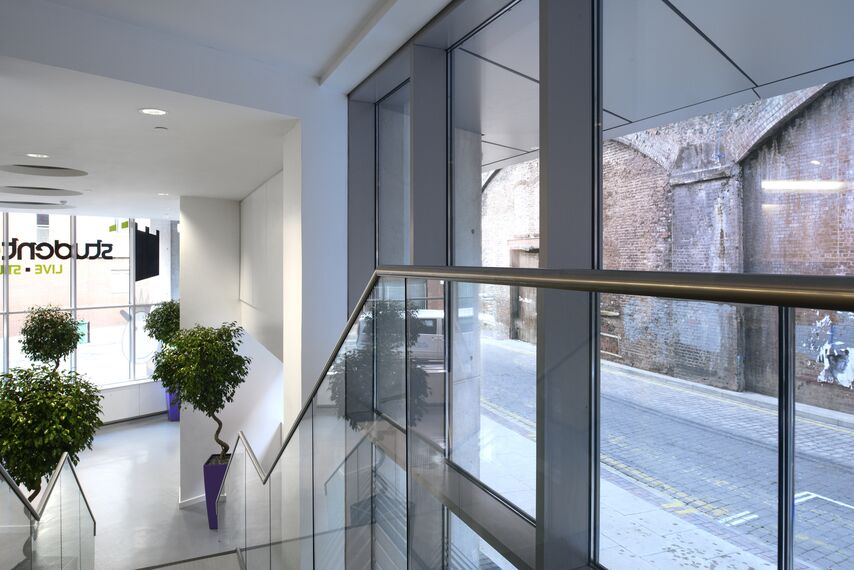ConceptWall 50 Aluminium Façades, ConceptSystem 68 Aluminium Windows, Vision 50 Aluminium Doors and ConceptWall 60 Aluminium Façades - Student Accomodation located in Manchester, United Kingdom