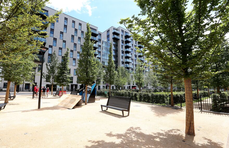 ConceptWall 50 Aluminium Façades and ConceptPatio 130 Aluminium Sliding & Folding Doors - Olympic Village Athletes 2012 located in London, United Kingdom