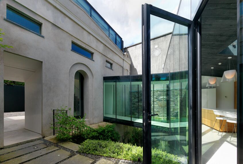 ConceptWall 50 Aluminium Façades - House Private House Flynn Mews located in Dublin, Ireland