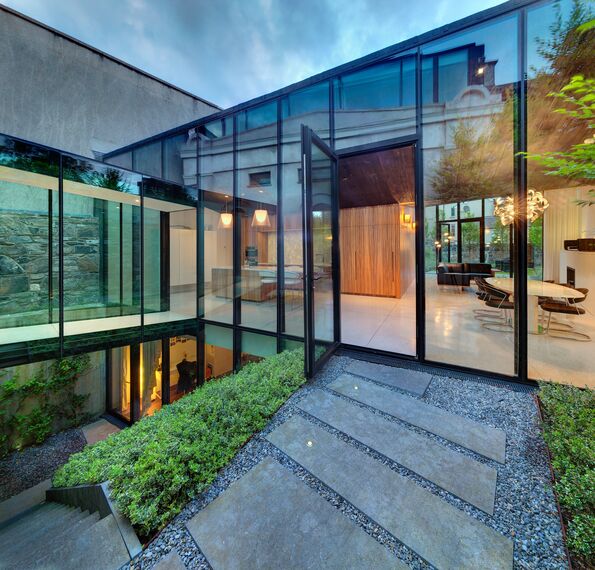 ConceptWall 50 Aluminium Façades - House Private House Flynn Mews located in Dublin, Ireland