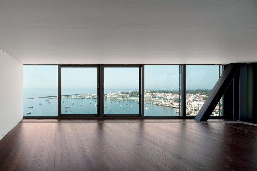 ConceptSystem 77 Aluminium Windows and ConceptSystem 77 Aluminium Doors - Apartmentcomplex Estoril sol residence complex located in Cascais, Portugal