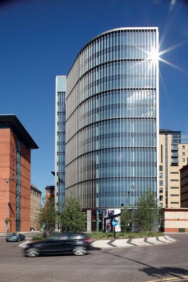 ConceptWall 50 Aluminium Façades, Vision 50 Aluminium Doors, ConceptSystem 68 Aluminium Windows, ConceptWall 60 Aluminium Façades and ConceptSystem 68 Aluminium Doors - Office building Eleven Brindleyplace located in Birmingham, United Kingdom