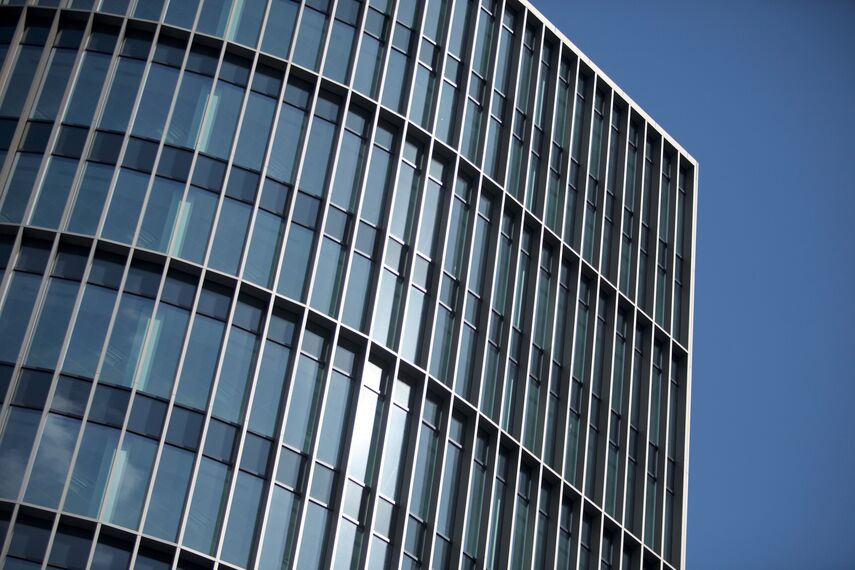 ConceptWall 50 Aluminium Façades, Vision 50 Aluminium Doors, ConceptSystem 68 Aluminium Windows, ConceptWall 60 Aluminium Façades and ConceptSystem 68 Aluminium Doors - Office building Eleven Brindleyplace located in Birmingham, United Kingdom