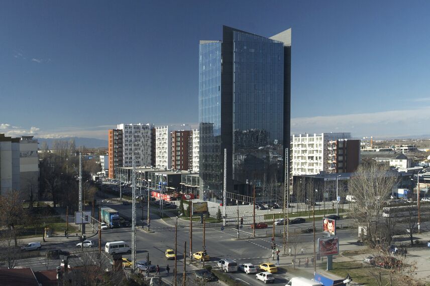 ConceptWall 50 Aluminium Façades - Office building Royal City located in Plovdiv, Bulgaria