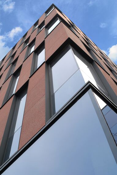 ConceptWall 60 Aluminium Façades - Office building Tiensevest Office Complex located in Leuven, Belgium