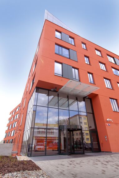 ConceptWall 50 Aluminium Façades and CW 50-FP Aluminium Façades - Office building East Building located in Poznań, Czech Republic