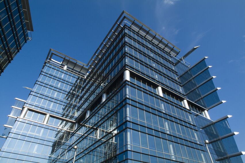 ConceptWall 50 Aluminium Façades - Business center Marynarska Business Park located in Warsaw, Poland