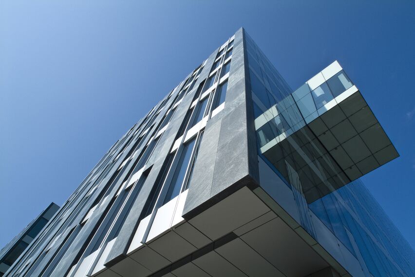 ConceptWall 50 Aluminium Façades - Office building Harmony Office Center located in Warsaw, Poland