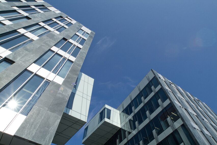 ConceptWall 50 Aluminium Façades - Office building Harmony Office Center located in Warsaw, Poland